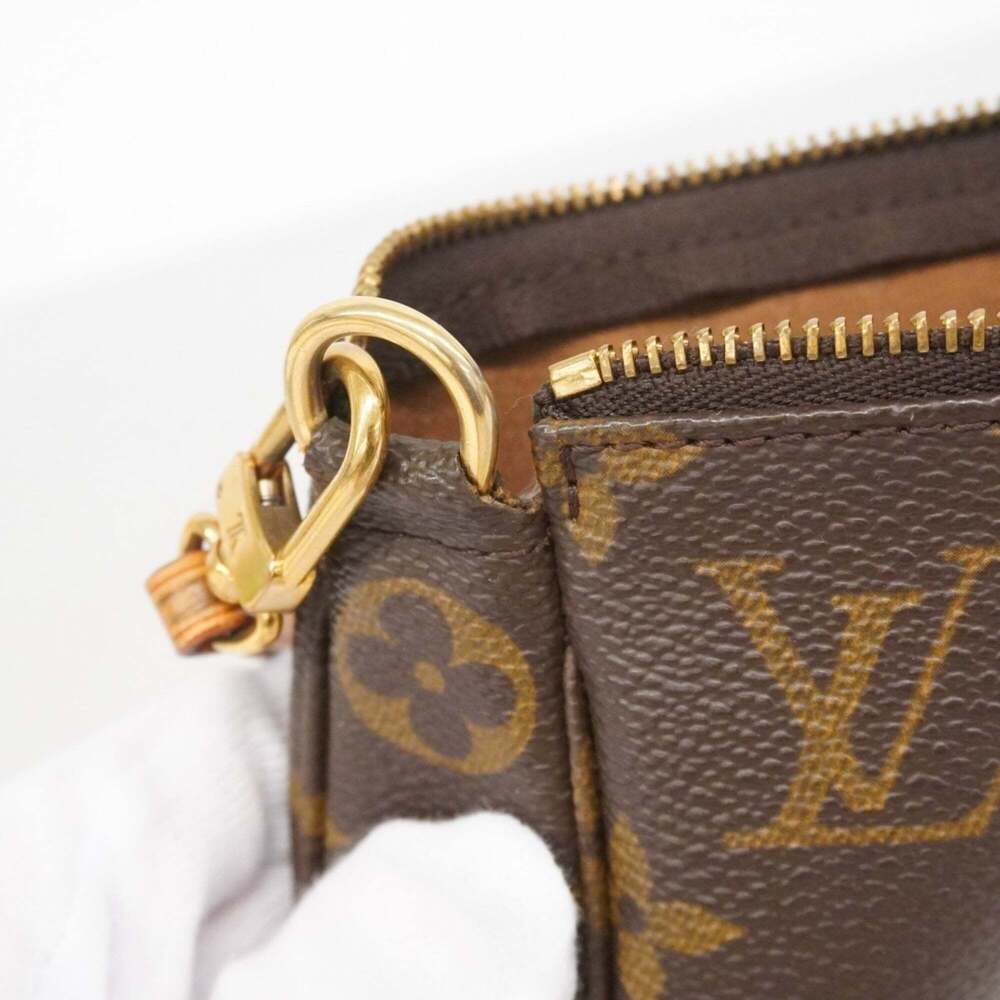 Louis Vuitton Monogram Pochette Accessoires M51980 Brown Women's Bag/Pouch - Picture 15 of 16